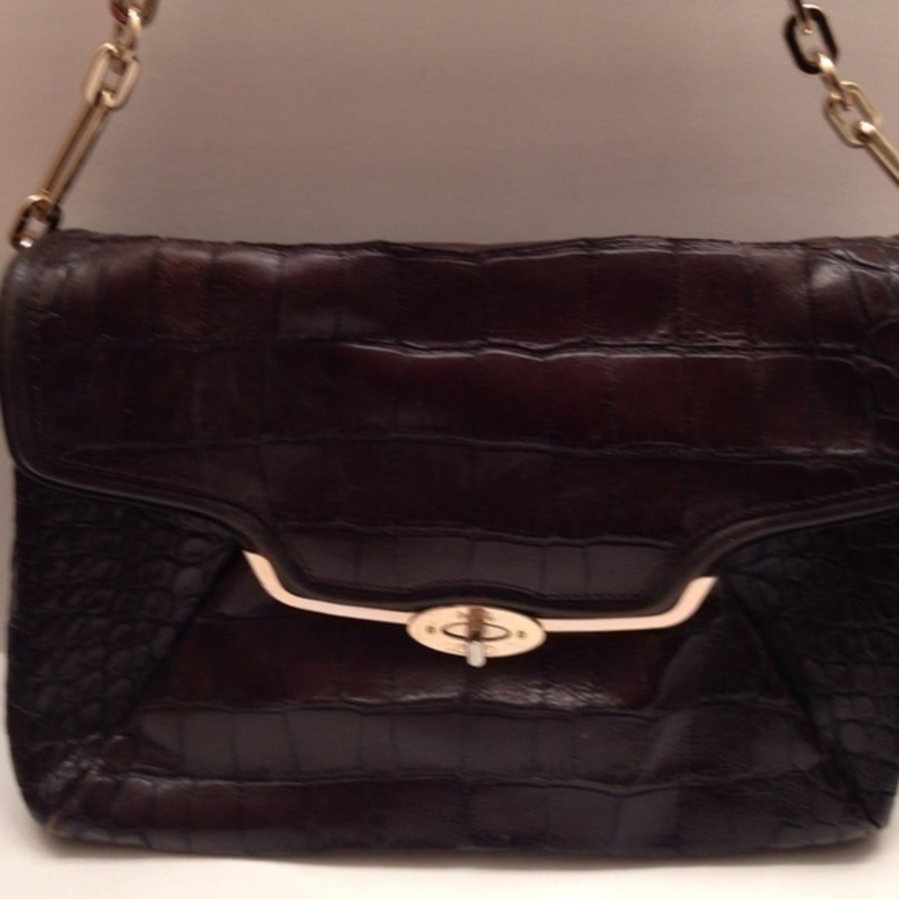 COACH madison large sadie flap satchel